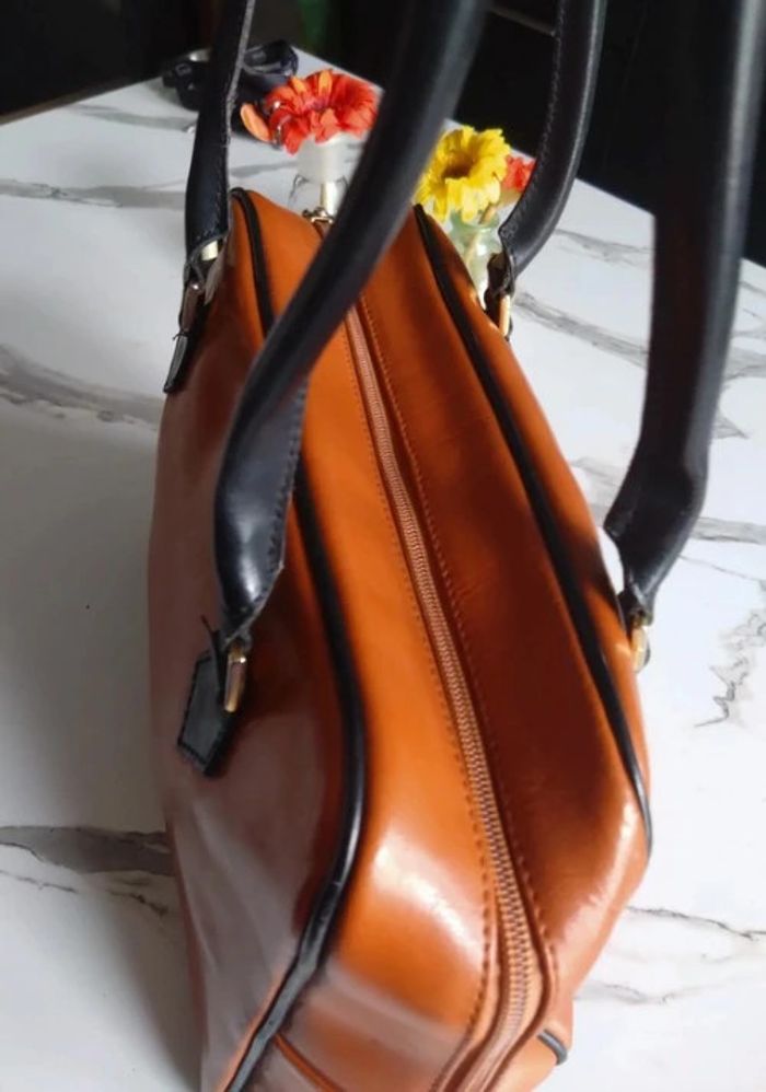 Sac a main retro vintage années 70 Camel briefing - photo numéro 2