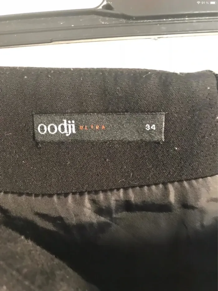 Mini jupe noire Oodji taille 34 - photo numéro 6