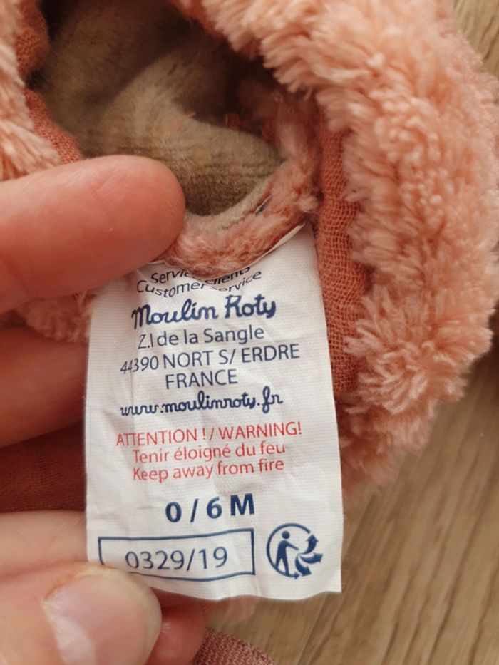 Chaussons girafe 0/6mois Moulin Roty - photo numéro 6