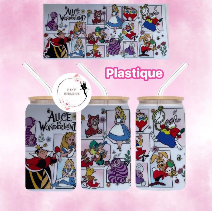 Alice UV DTF - Gobelet en plastique