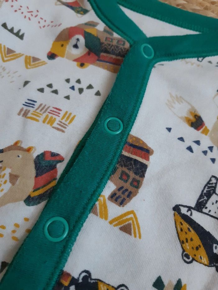 Lot de 3 pyjamas fins 1 pièce 3 mois - photo numéro 8