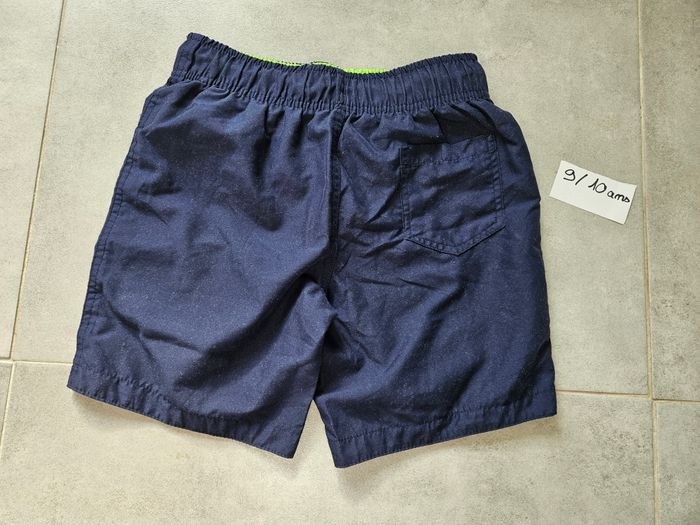 Short de bain bleu marine garçon 9/10 ans - photo numéro 2