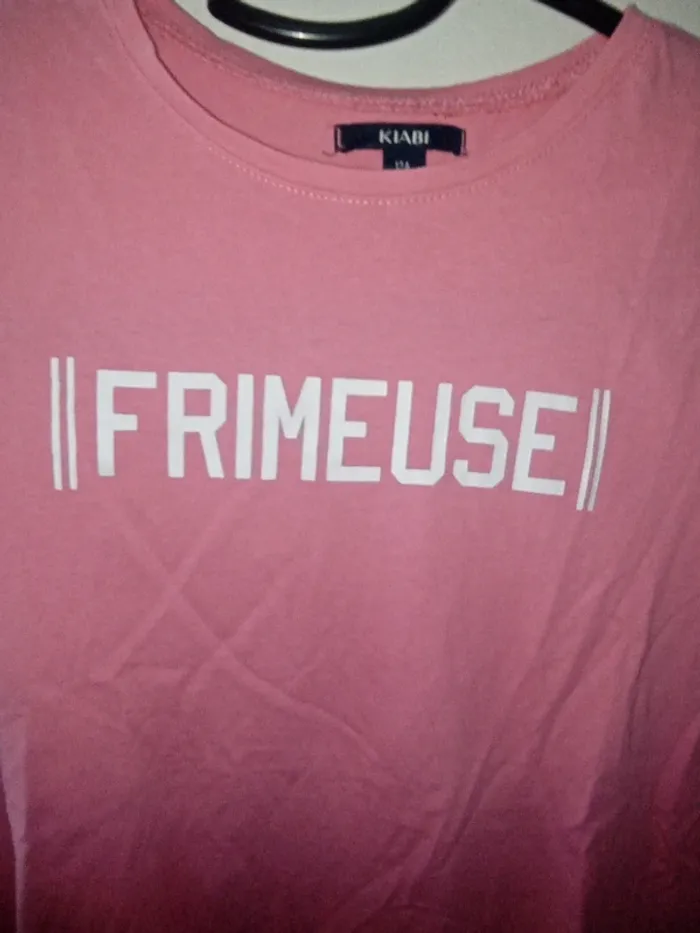 T-shirt manche courte rose - photo numéro 2