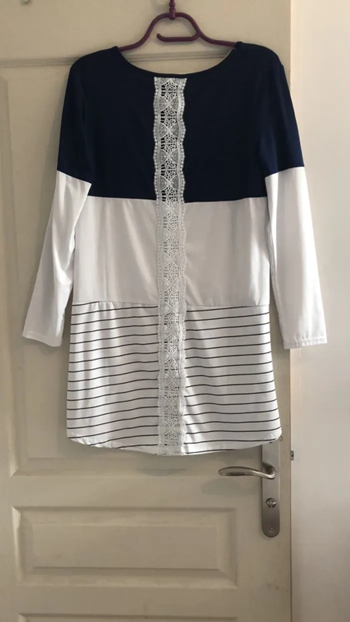 T-shirt esprit marinière - photo numéro 2
