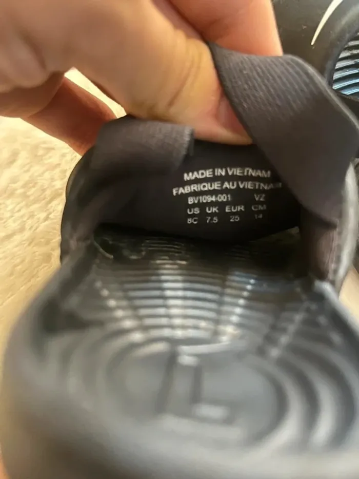 Nike Kawa Taille 25 Noir - photo numéro 4