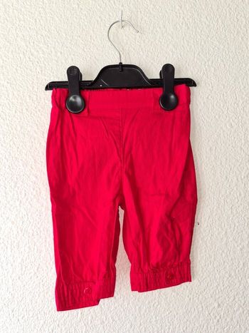 pantalon fin rouge