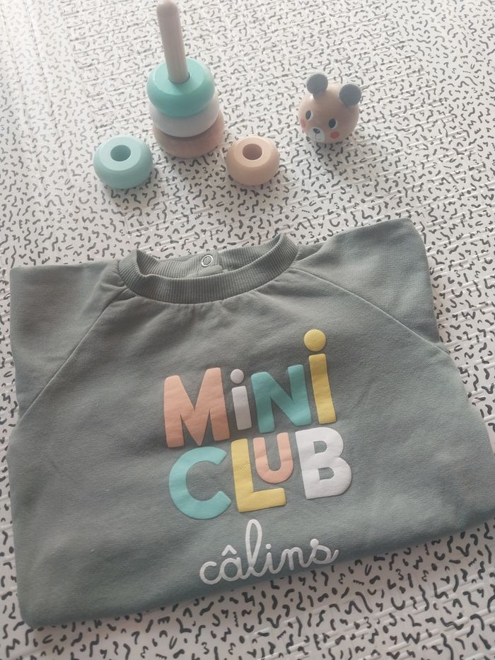 Sweat bébé Mots d’Enfants – Mini Club câlins (6 mois) - photo numéro 8