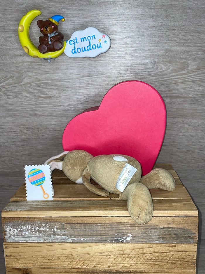 SOL73 doudou lapin 🐰 rainbow - photo numéro 2