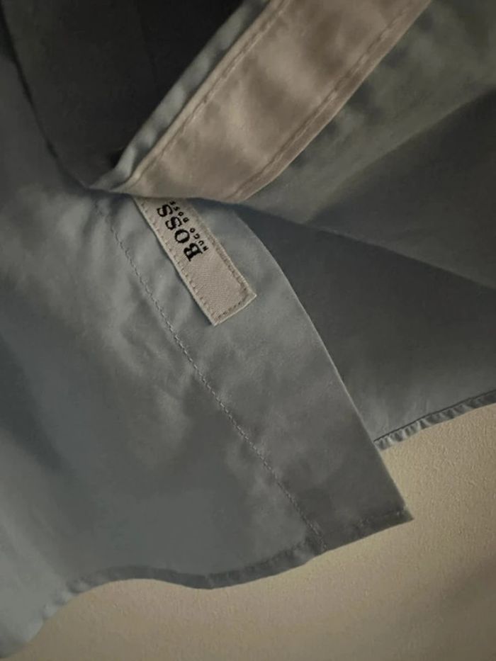 Chemise Hugo Boss 8 ans bleu ciel - photo numéro 4