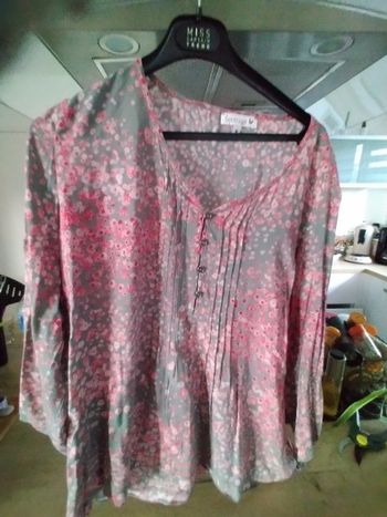 Blouse fleurie scottage