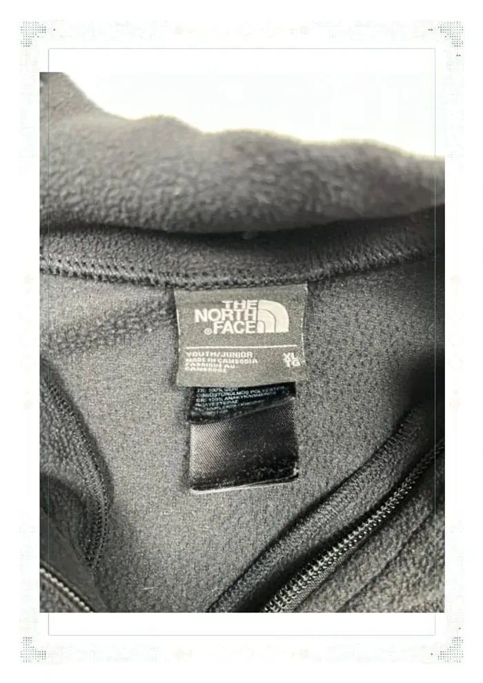 The North Face polaire demi zip noir enfant garçon 14 ans polyester - photo numéro 7