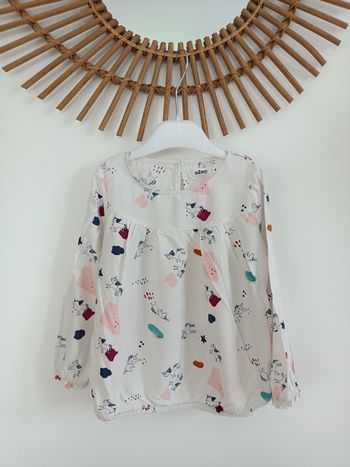 Blouse légère a motifs Gémo 4ans