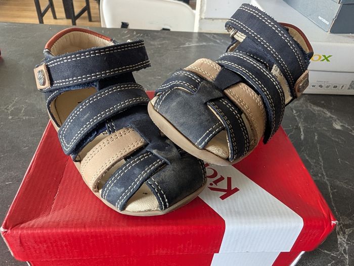 Kickers marron bleu marine 