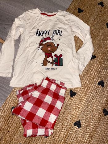 Pyjama de noël Vertbaudet taille 10 ans