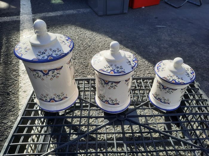 Lot de 3 pots anciens - photo numéro 2