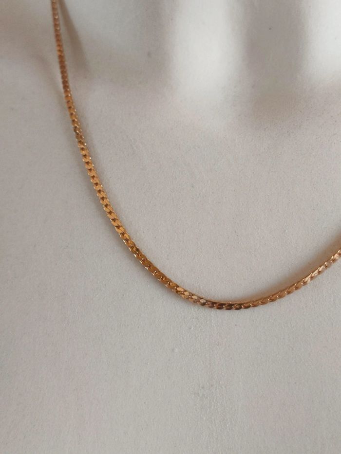 Chaîne collier  plaqué or - photo numéro 8