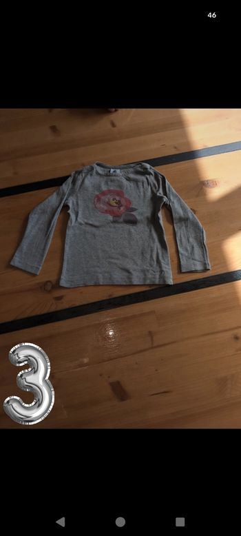 Haut manches longues fille 3 ans