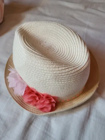 Borsalino a fleur fille 6 ans