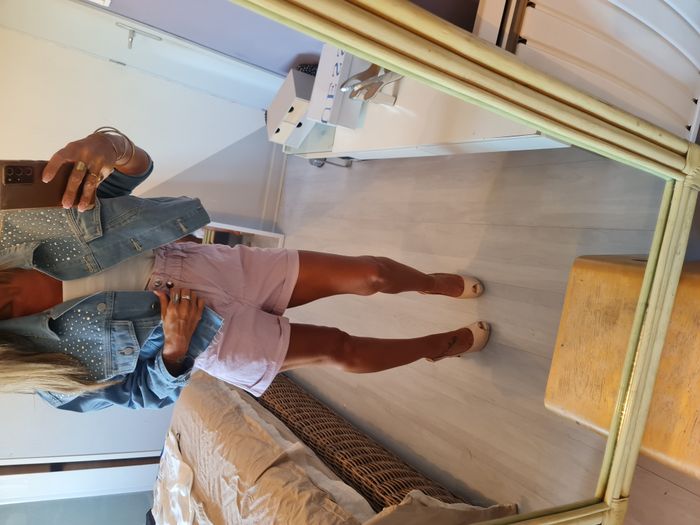 Short rose taille haute H&M Taille 34 - photo numéro 9
