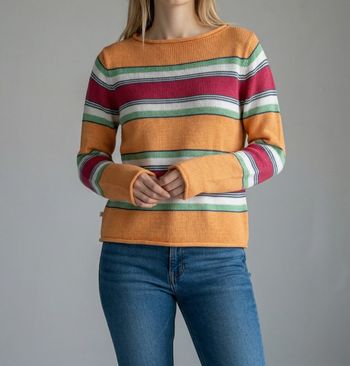 Pull rayé Lauren Ralph Lauren Petite 100% coton taille S