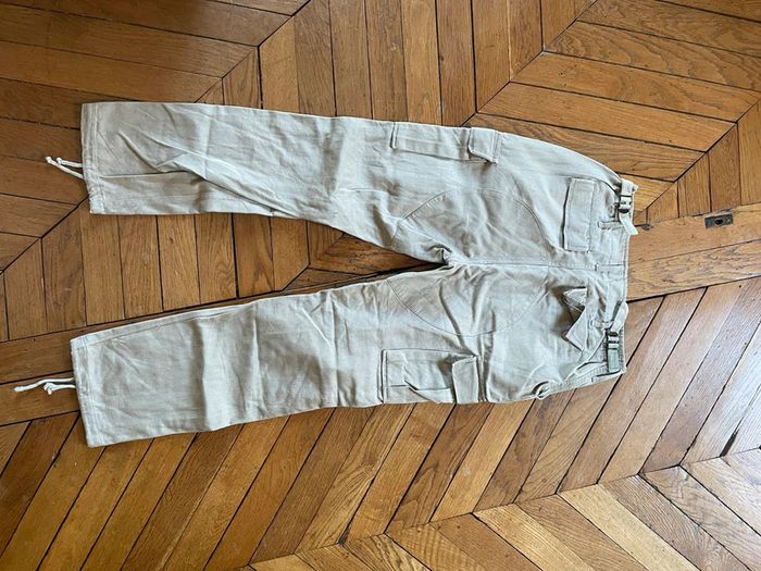 Pantalon Cargo Beige Vintage Taille S - photo numéro 2