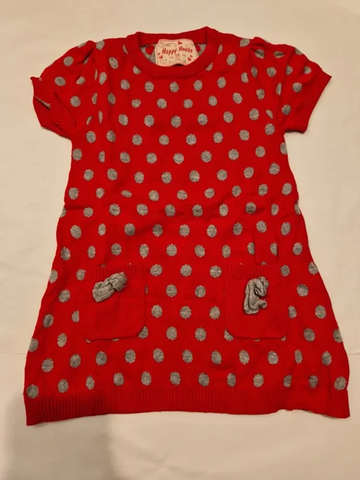 2 robes chaudes manches courtes 12 mois - photo numéro 3
