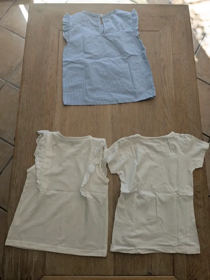 Lot tee shirt fille 5 ans - photo numéro 2