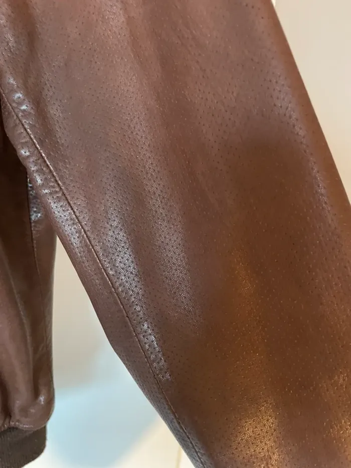 Veste en cuir Peter Werth - photo numéro 4