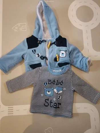 Ensemble veste & pull 6 mois