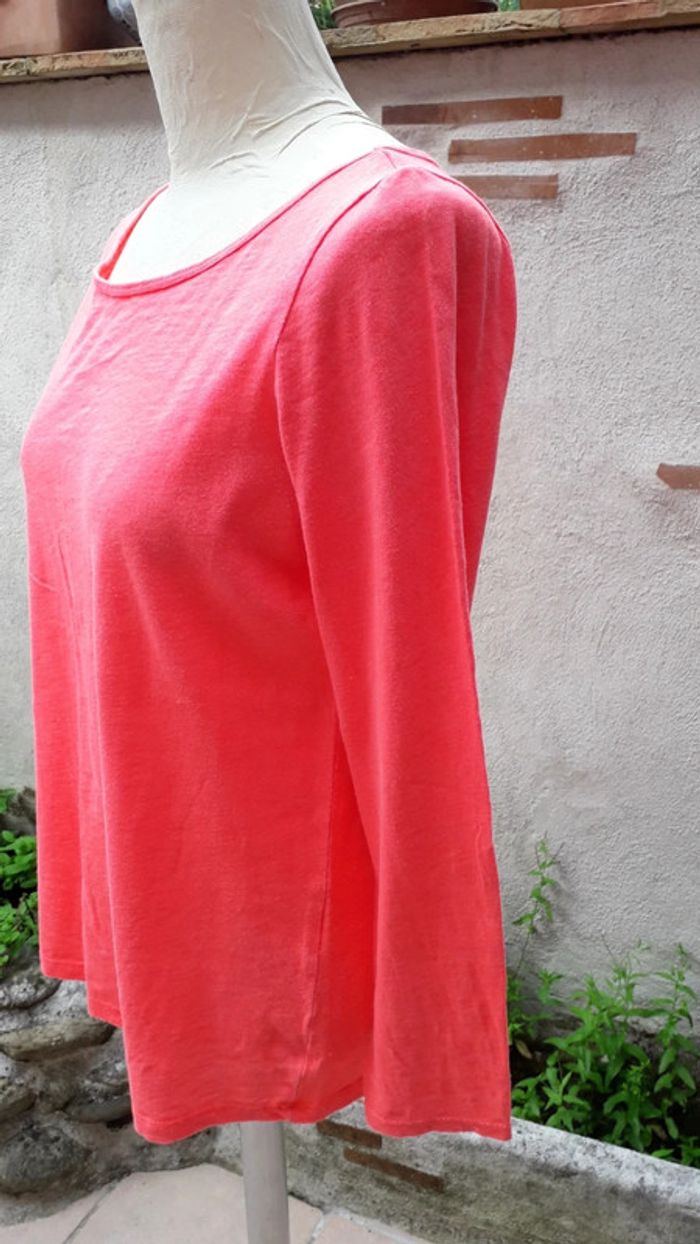 Tee-shirt orange fluo - photo numéro 2