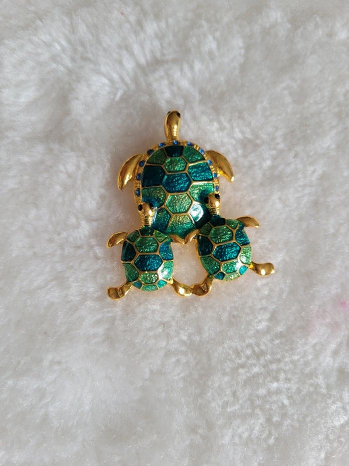 Broche une tortue 🐢 et ses bébés - photo numéro 4