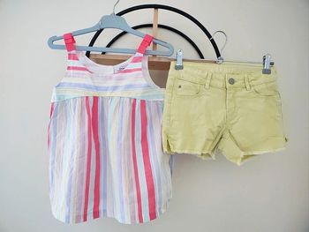 10 ans ensemble été blouse Okaïdi et short Esprit