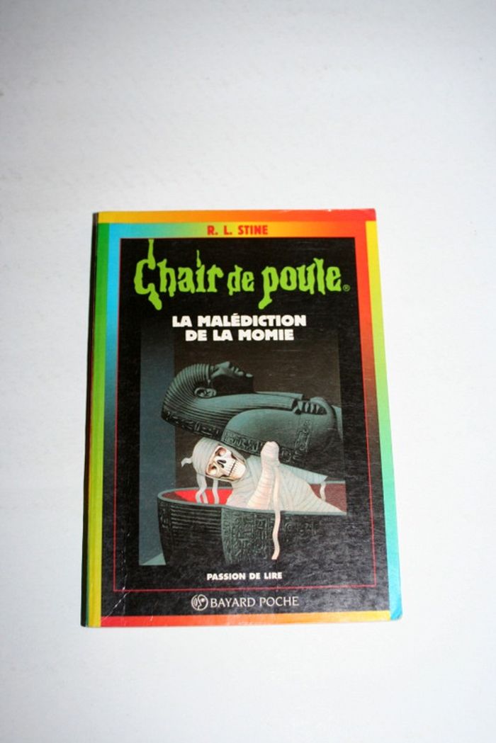 Chair de poule n°1 La Malédiction de la momie de R.L.Stine, Bayard