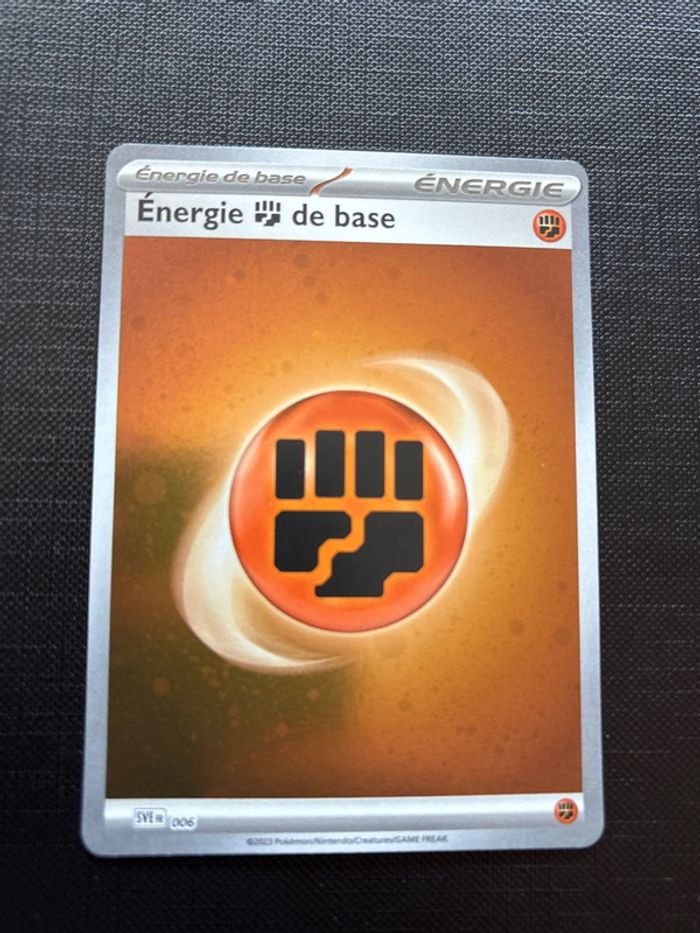 Lot 7 Cartes Pokémon energie holographique EV1 Ecarlate et Violet - photo numéro 8