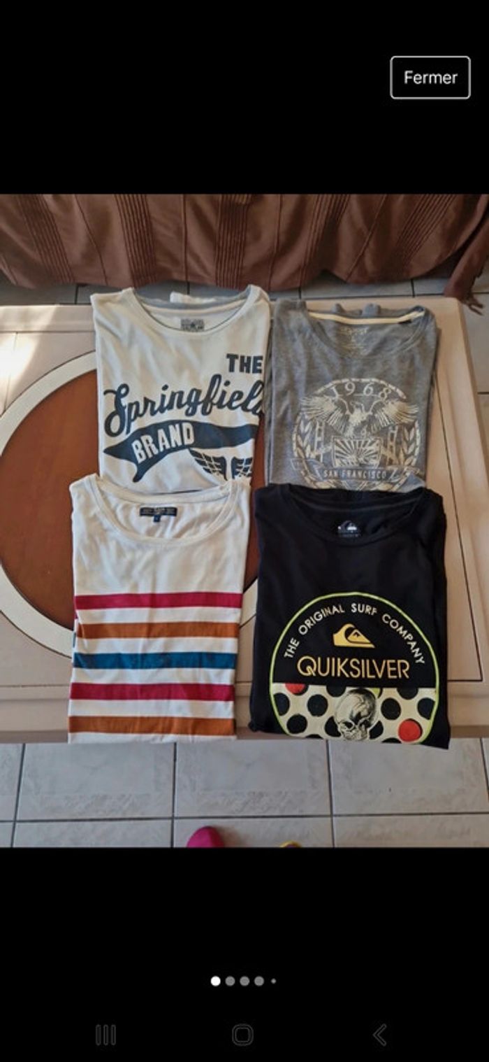 Lot de 4 T-chirt hommes - photo numéro 2