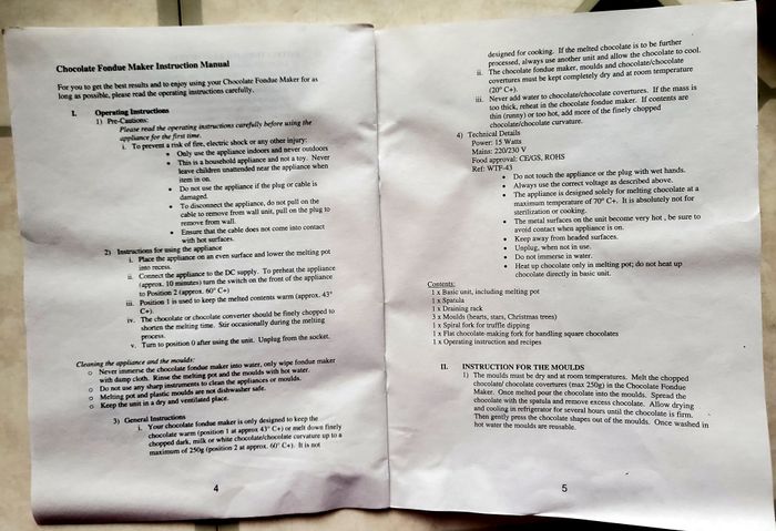 Global – Set pour Fondue à chocolat - photo numéro 5