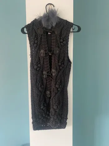 Gilet long sans manches
