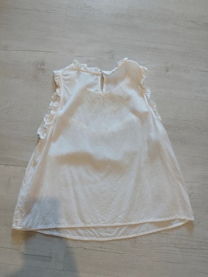 Très jolie blouse Dentelle Mango taille L - photo numéro 3
