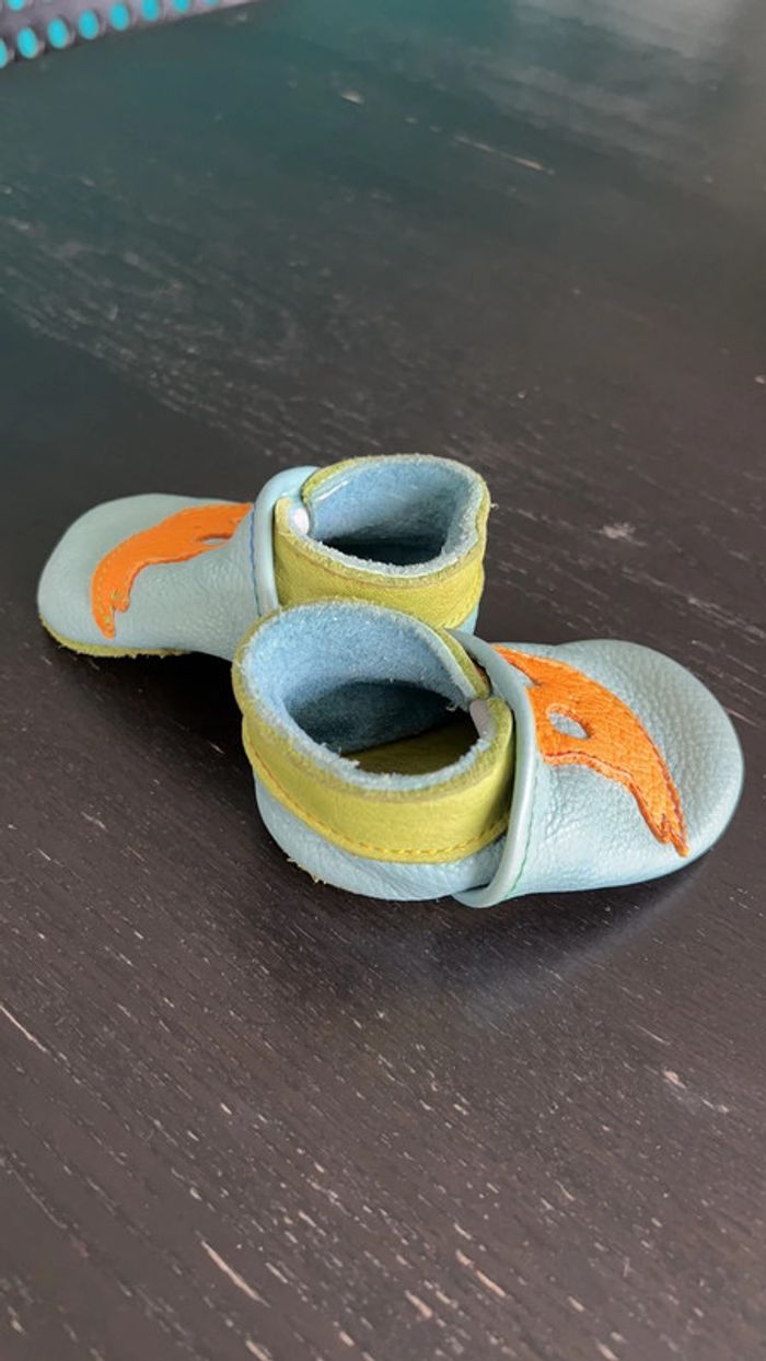 Chaussons cuir taille 17/18 - photo numéro 5
