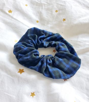 Chouchou / Elastique - Noir / Bleu