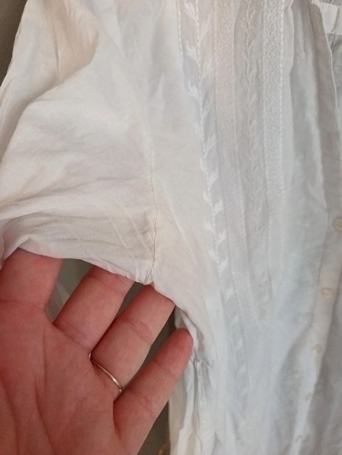 Belle robe en coton blanche - photo numéro 6