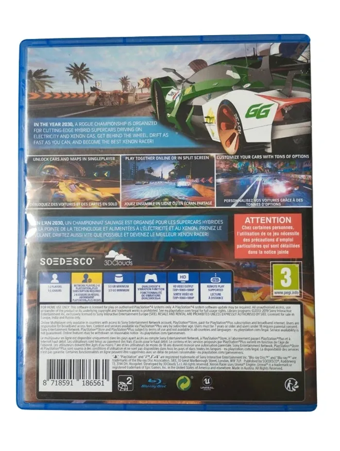 Jeu PS4 Xenon Racer - photo numéro 2