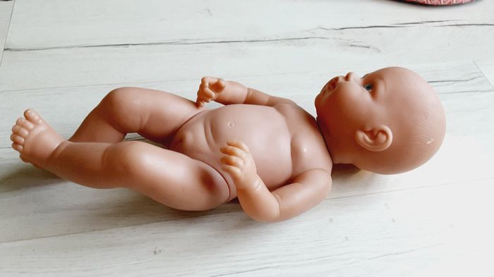 Jeu jouet poupée poupon bébé 40 cm - photo numéro 3