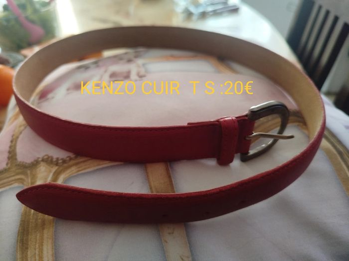 Ceinture cuir Kenzo