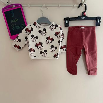 Joli ensemble Minnie, pull et pantalon - T9mois - C&A