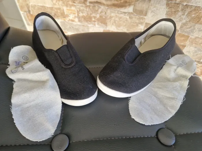 1 paire chausson noir gym ecole taille 32 - photo numéro 4