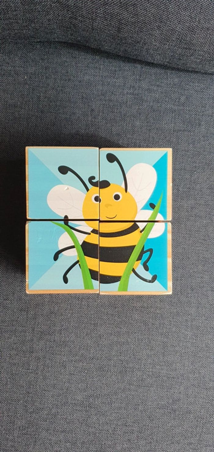 Cubes puzzles en bois - photo numéro 2