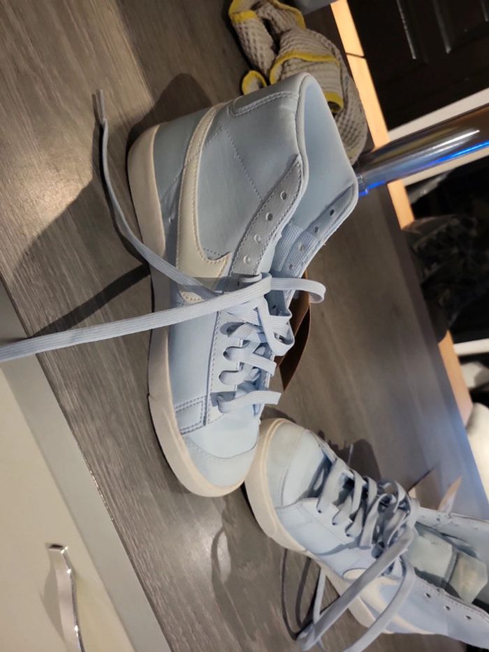 Basket nike mid next nature montante bleu - photo numéro 2