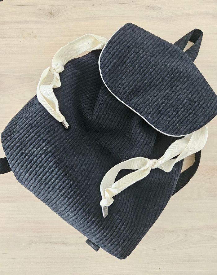 Sac à dos enfant velours côtelé - photo numéro 2