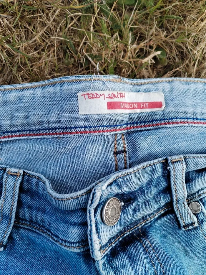 Jean Teddy Smith bleu used Marlon fit taille 40 W31 L34 - photo numéro 3